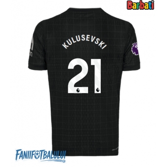Tottenham Hotspur Dejan Kulusevski #21 Tricou Fotbal Replică 2025-26 Barbati Deplasare